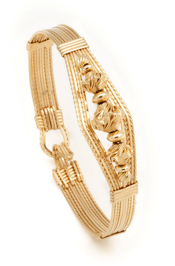 Gold clearance wire bracelet